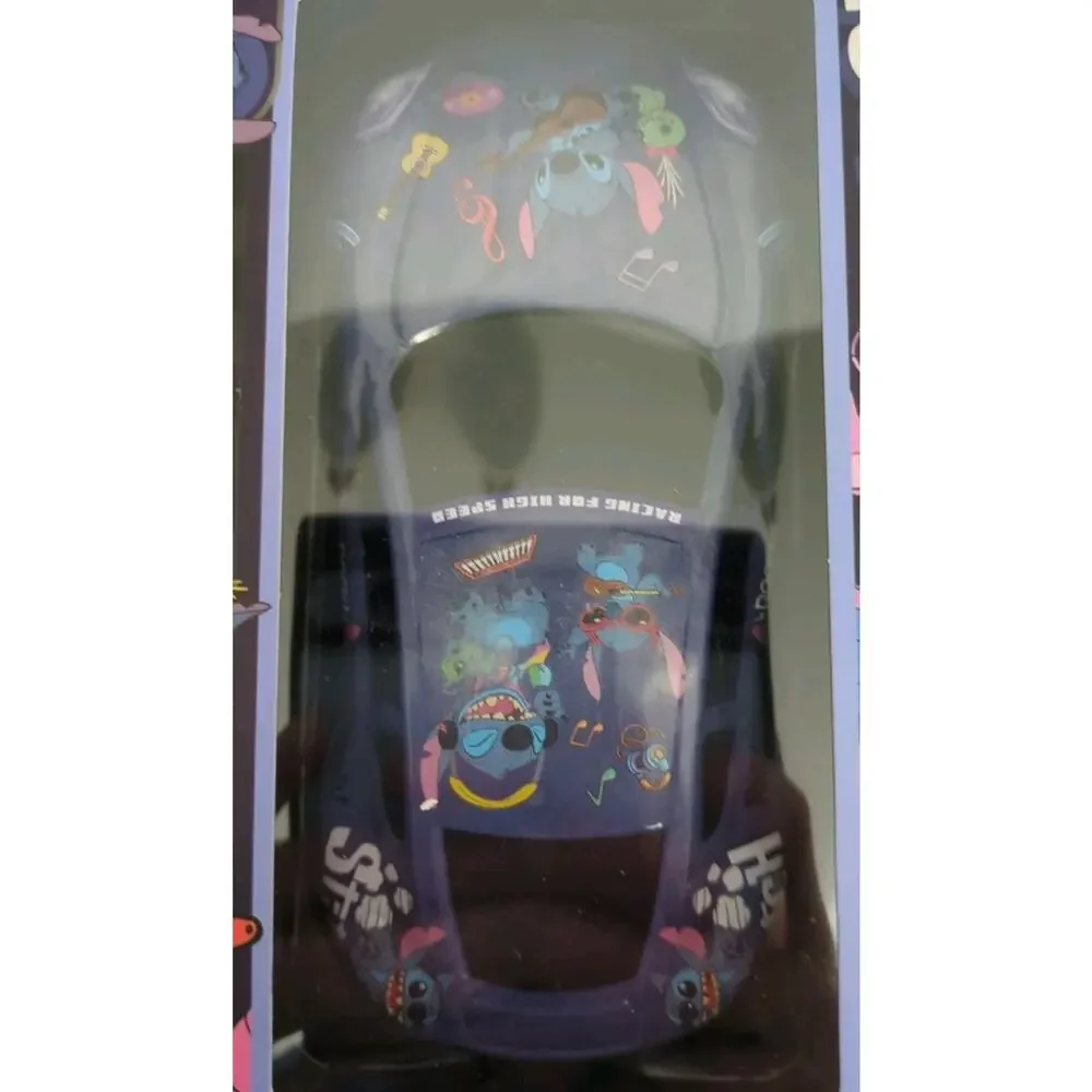 Stitch Die Cast Car New In Package. 6 Inches Long 1/32 Scale Unique.